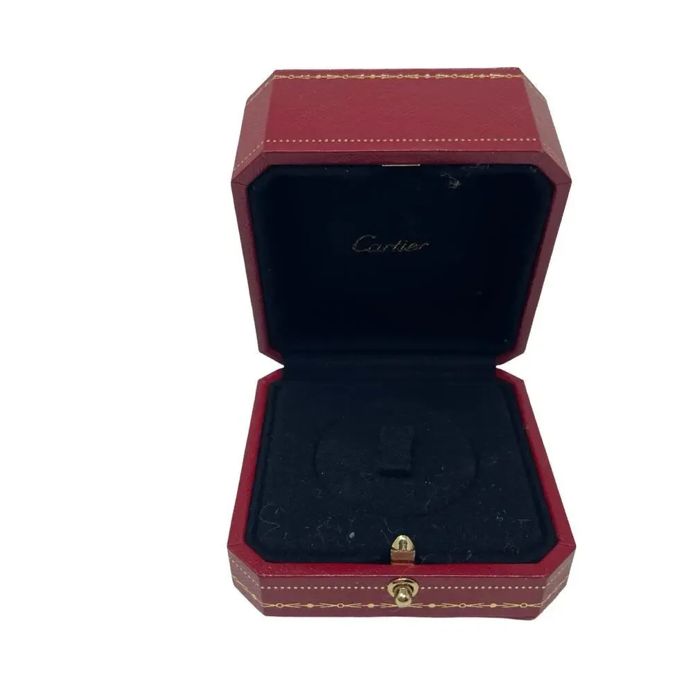 CARTIER - RED JEWELRY BOX - AUTHENTIC - NECKLACE RING PEDANT CASE